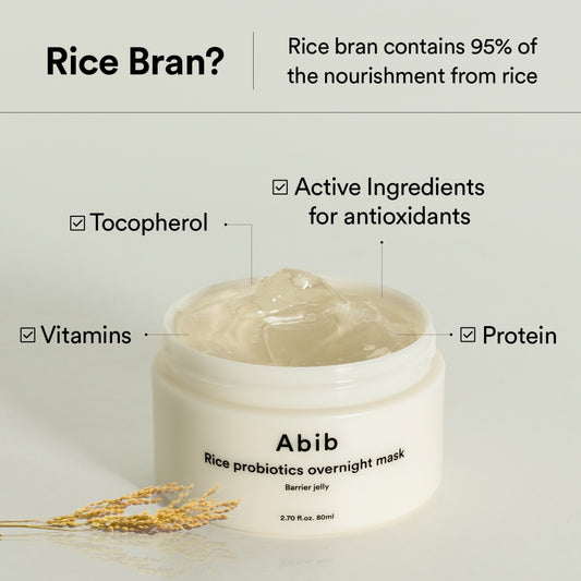 Rice Probiotics Overnight Mask Barrier Jelly 80ml