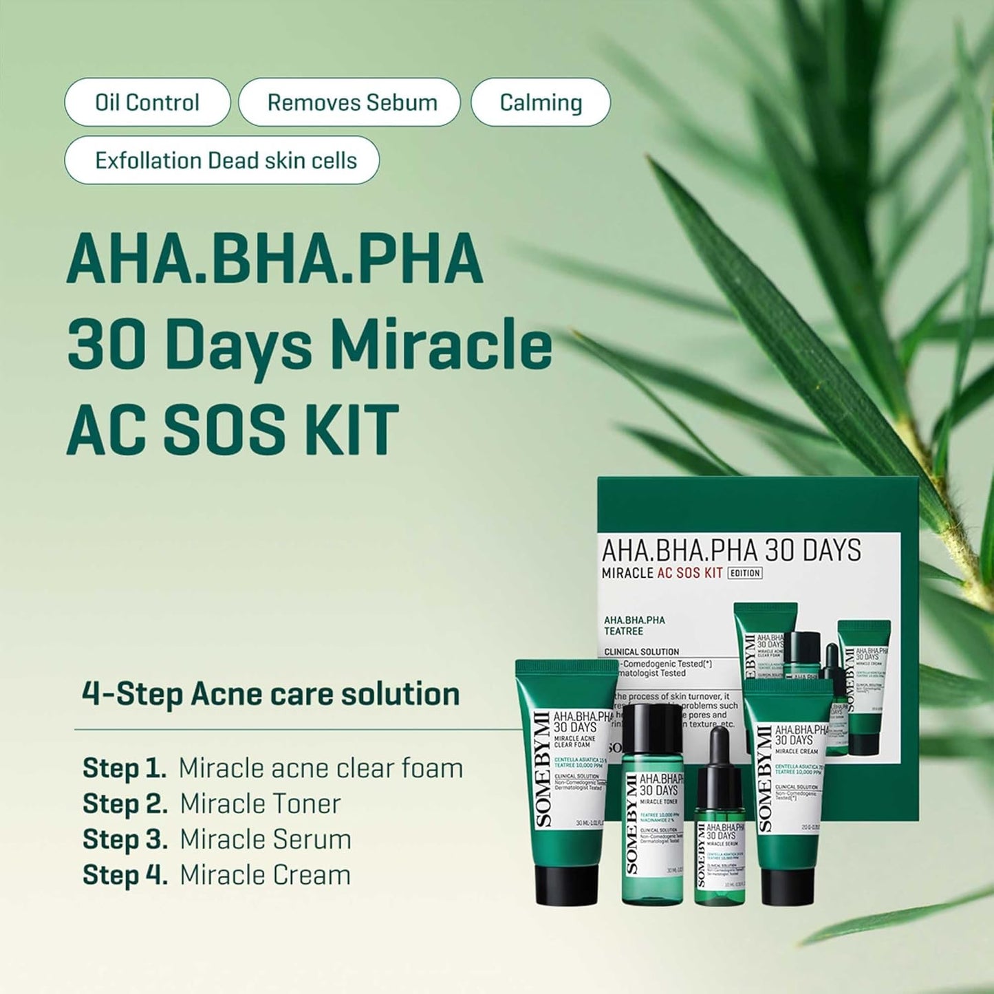 AHA.BHA.PHA 30 Days Miracle AC SOS Kit