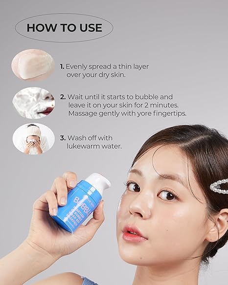 HEARTLEAF O2 BUBBLE WASH OFF MASKPACK 50g