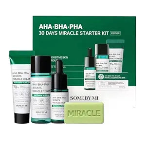 AHA, BHA, PHA 30 Days Miracle Starter Set [4 pcs]