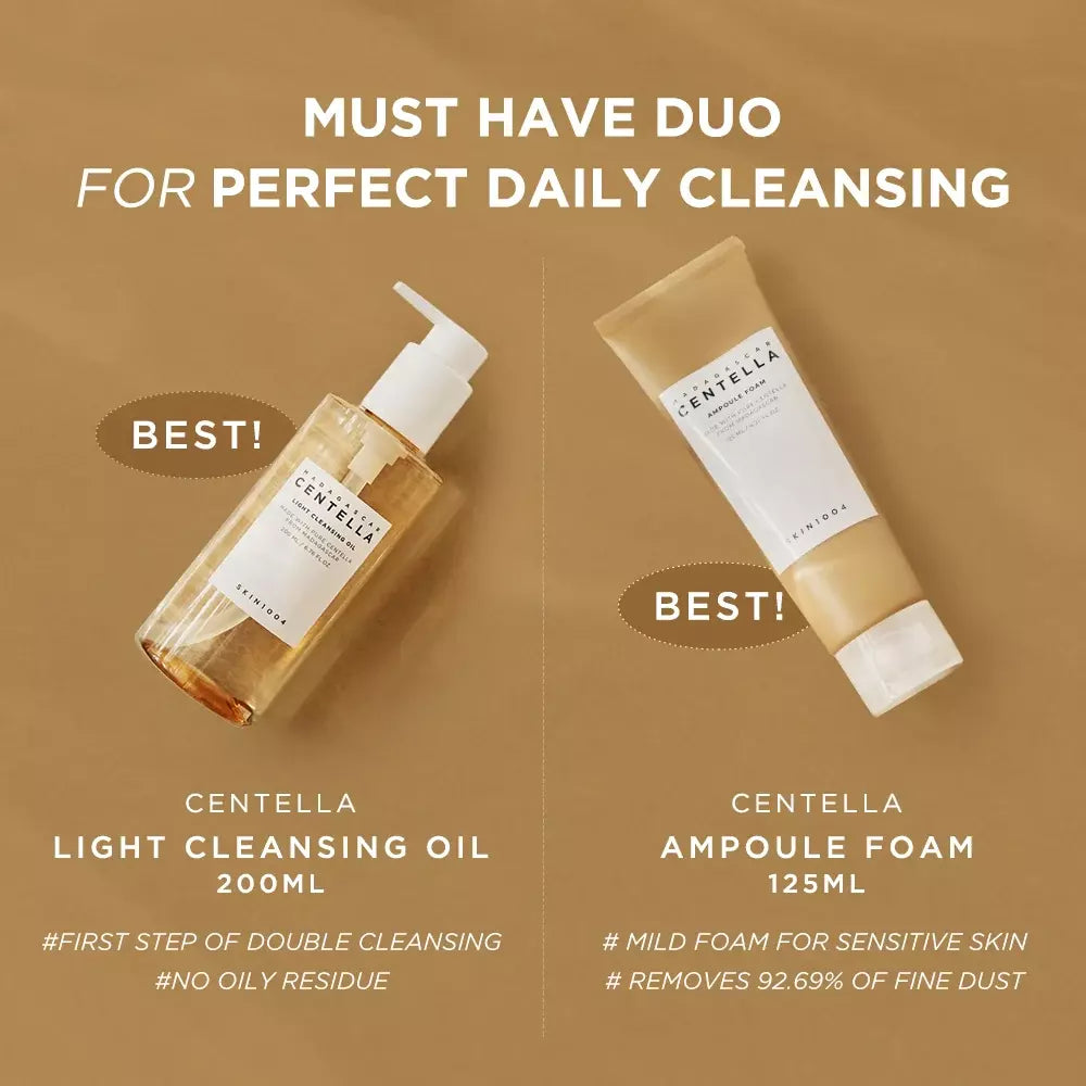 Madagascar Centella Double Cleansing Duo Set [2 pcs]