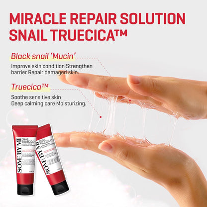 Snail Truecica Miracle Repair Low ph Gel Cleanser [100ml]