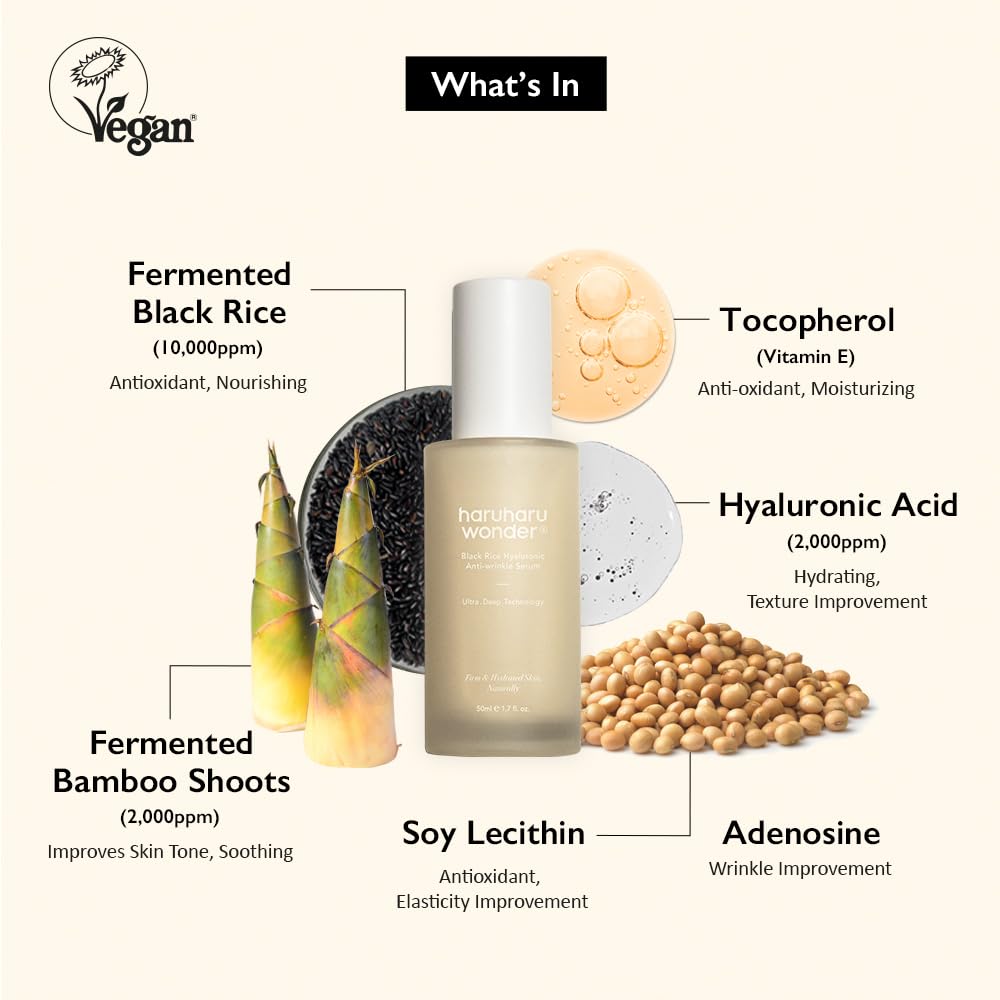 Black Rice Hyaluronic Anti-wrinkle Serum [50ml]