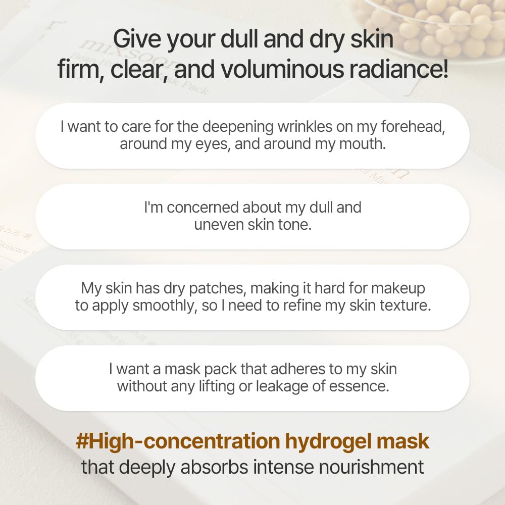 Bean Collagen Hydrogel Mask[1 sheet]