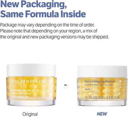 Deep Collagen Retinol Power Boosting Capsule Cream [ 50ml]
