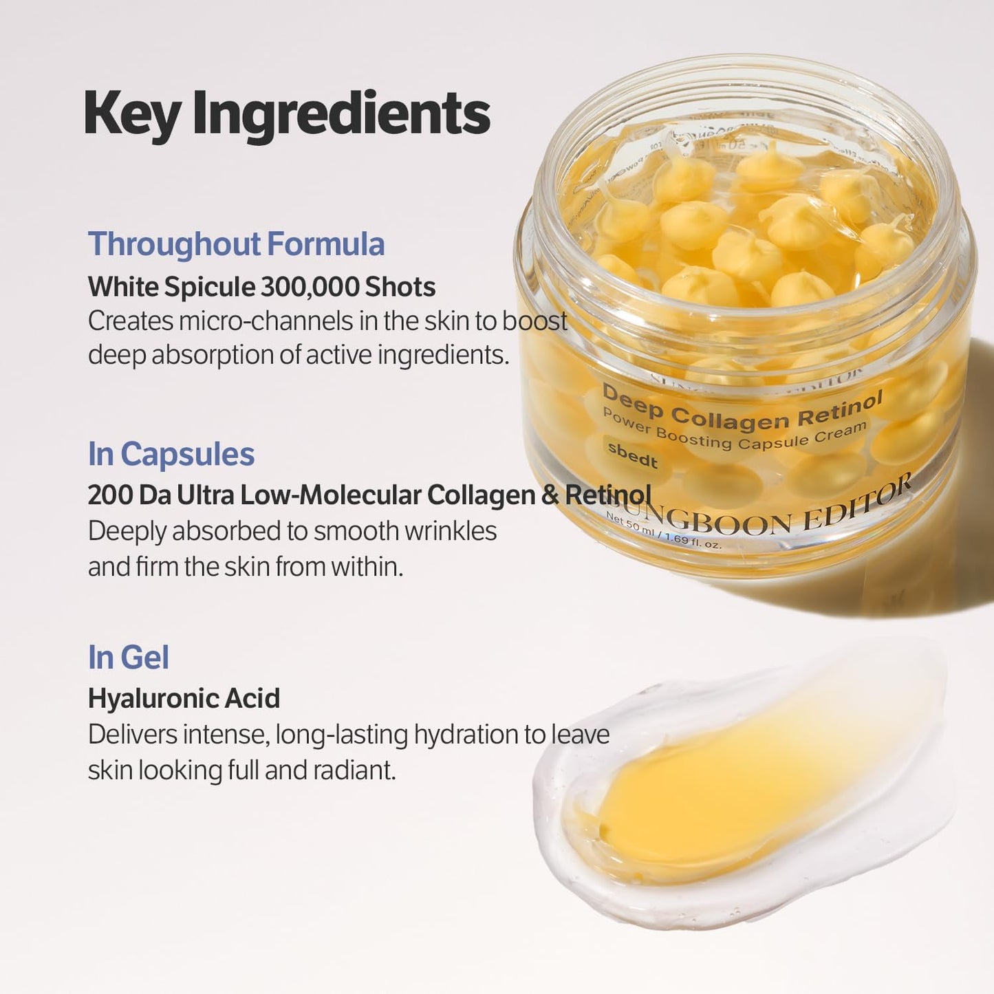 Deep Collagen Retinol Power Boosting Capsule Cream [ 50ml]