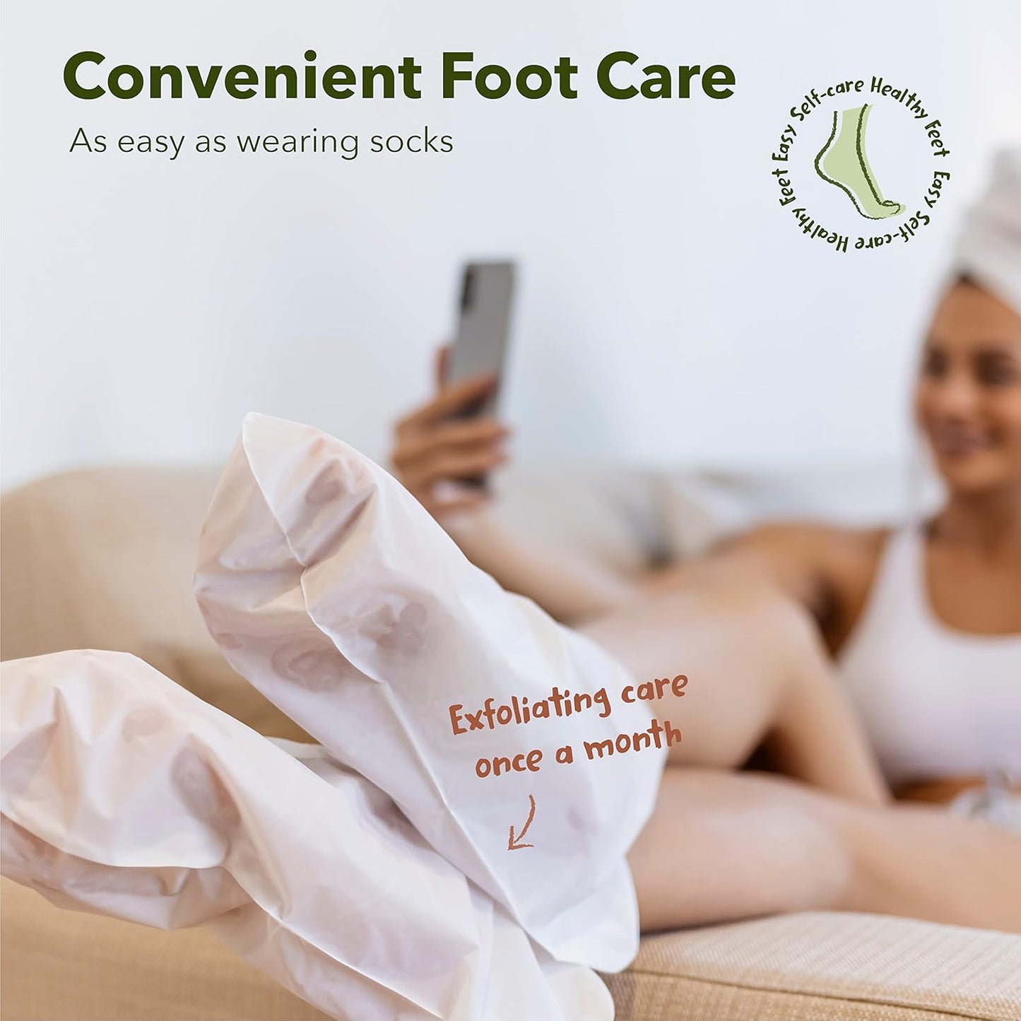 Shiny & Soft Foot Peeling Mask [1 pair]