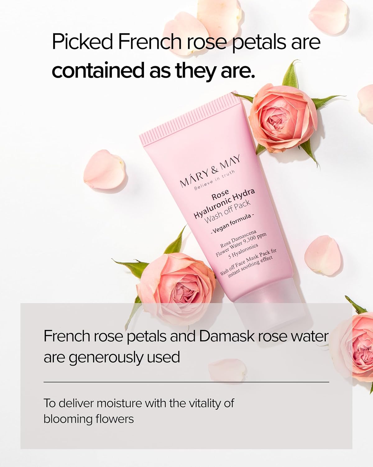 Rose Hyaluronic Hydra Wash Off Mask [30g]