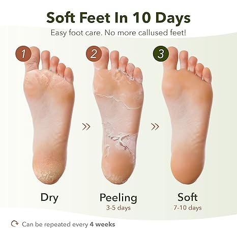 Shiny & Soft Foot Peeling Mask [1 pair]