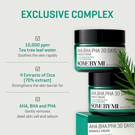 AHA, BHA, PHA 30 Days Miracle Cream [60g]