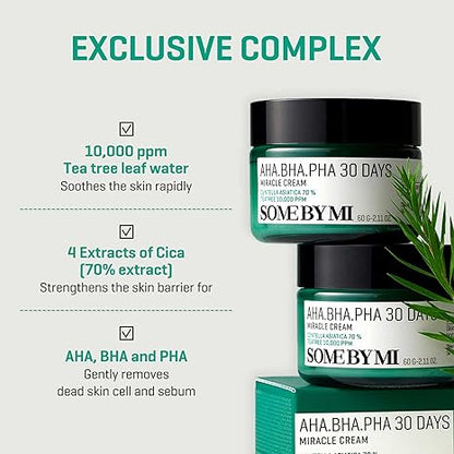 AHA, BHA, PHA 30 Days Miracle Cream [60g]
