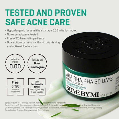 AHA, BHA, PHA 30 Days Miracle Cream [60g]
