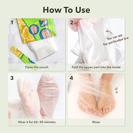 Shiny & Soft Foot Peeling Mask [1 pair]