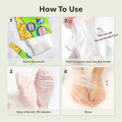 Shiny & Soft Foot Peeling Mask [1 pair]