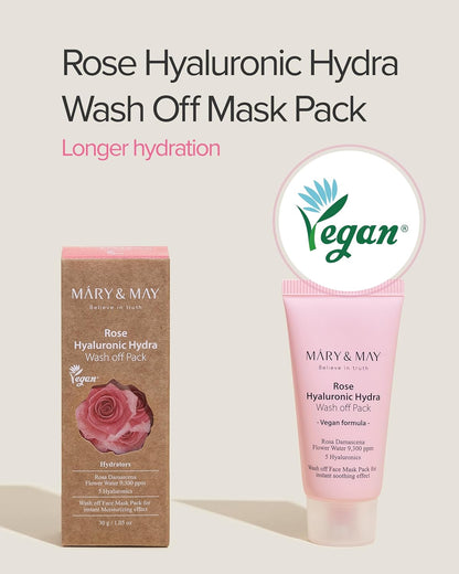 Rose Hyaluronic Hydra Wash Off Mask [30g]