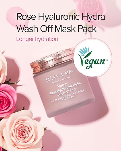 Rose Hyaluronic Hydra Wash Off Mask Pack [125g]