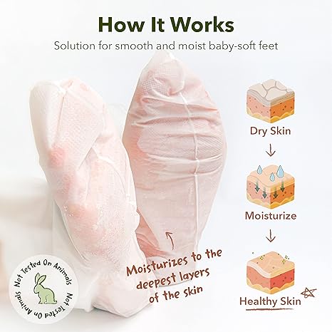 Shiny & Soft Foot Peeling Mask [1 pair]