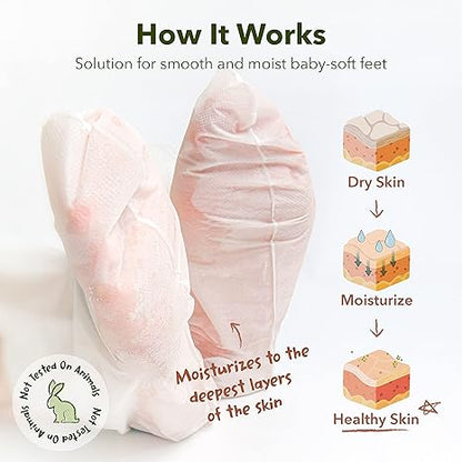Shiny & Soft Foot Peeling Mask [1 pair]