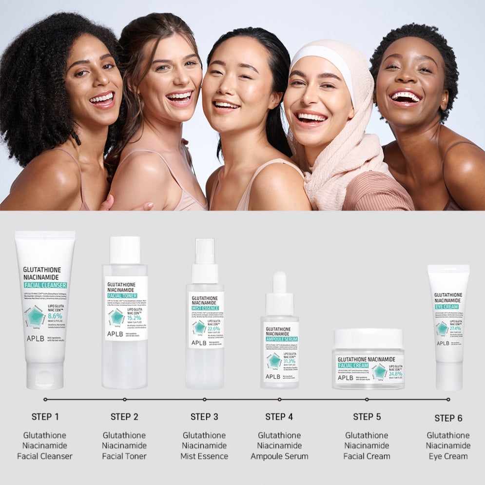 Glutathione Niacinamide Skin 4 Types Sachet [1 Set]