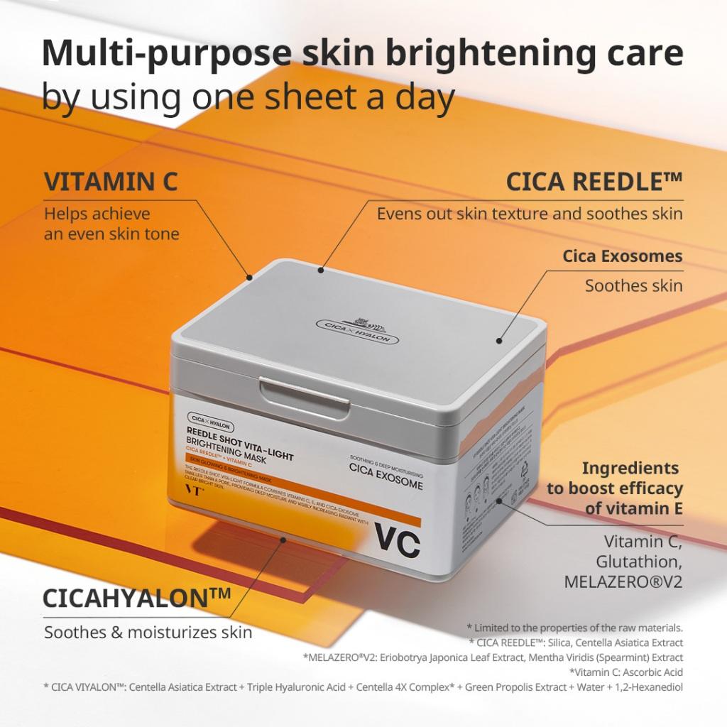 Reedle Shot Vita-light Brightening Mask [30 sheets]
