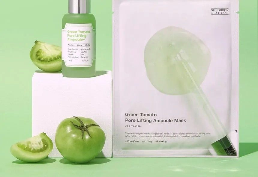 Green Tomato Pore Lifting Ampoule Mask [23g x 1 sheet]