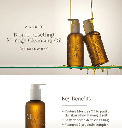 Biome Resetting Moringa Cleansing Oil 200ml
