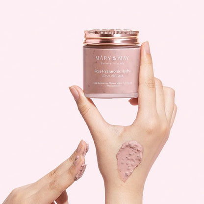 Rose Hyaluronic Hydra Wash Off Mask Pack [125g]