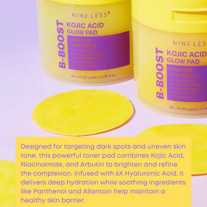 B-Boost Kojic Acid Glow Pad [80 pads]
