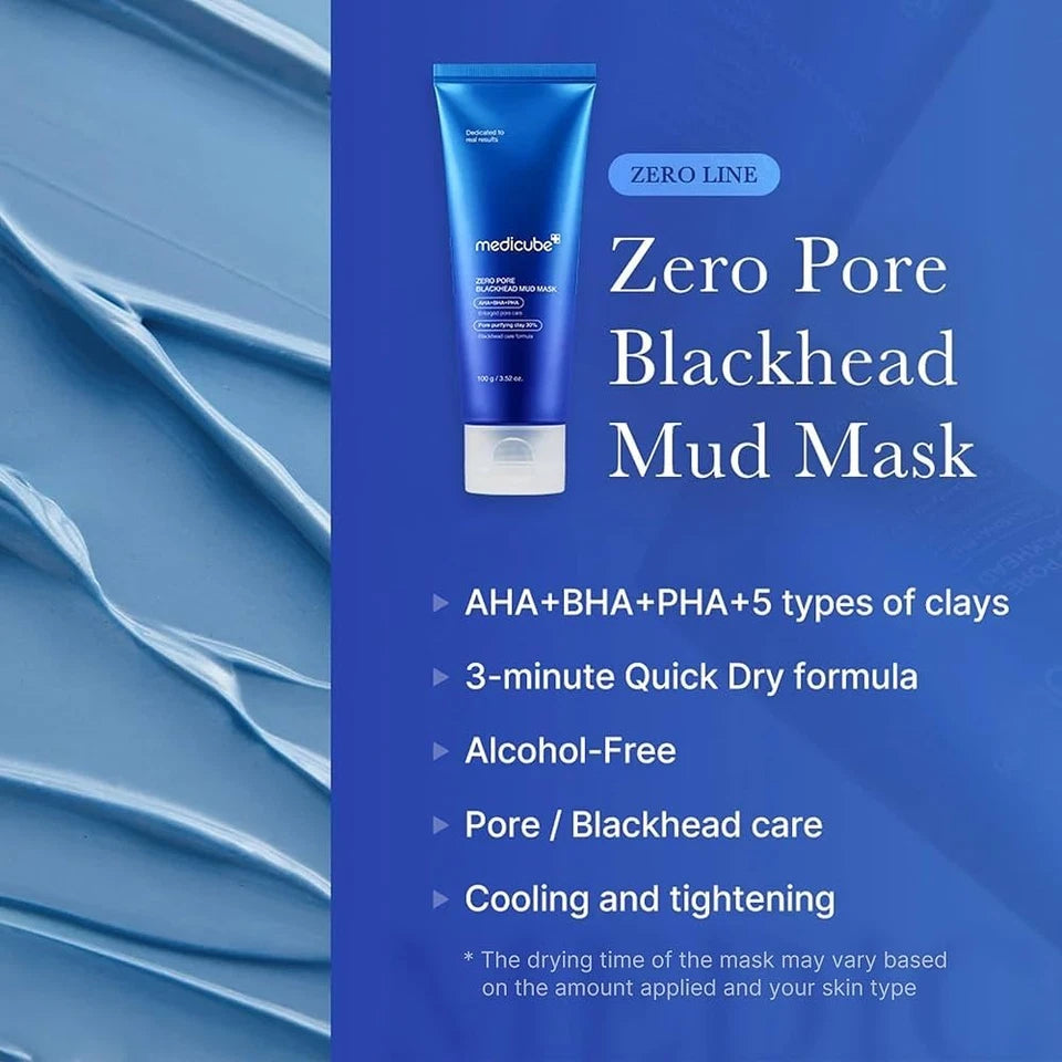 Zero Pore Blackhead Mud Mask [100g]