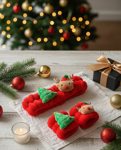 Christmas Theme Headband & Wristband